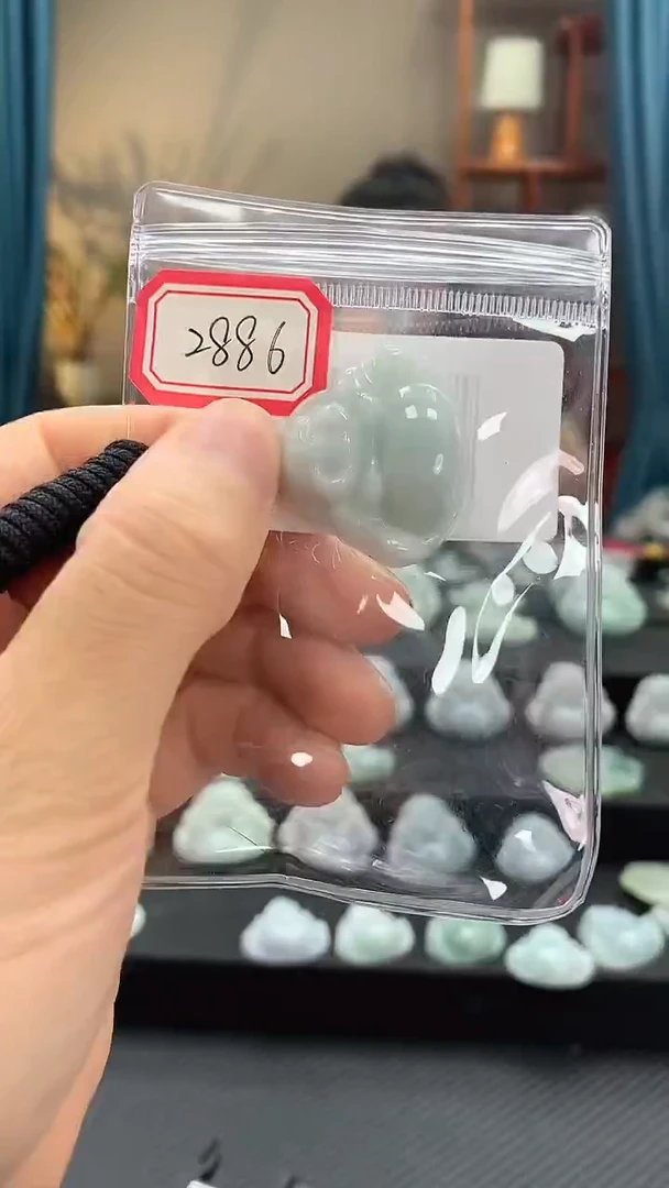 颈饰未镶嵌翡翠佛公2886 多样性发一件