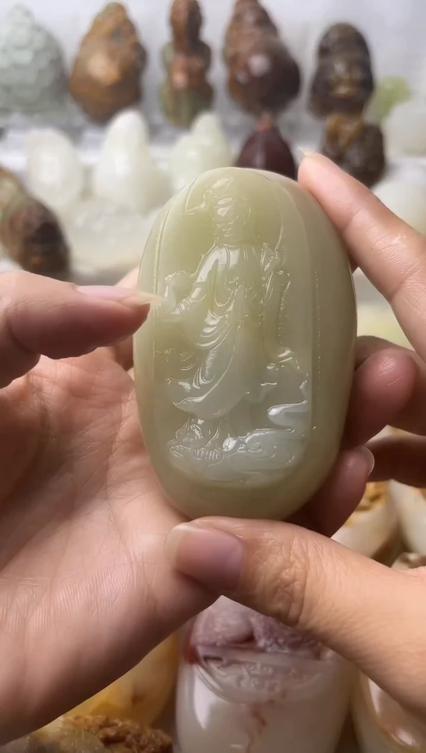 石材方解石棉纹正常不退换观音