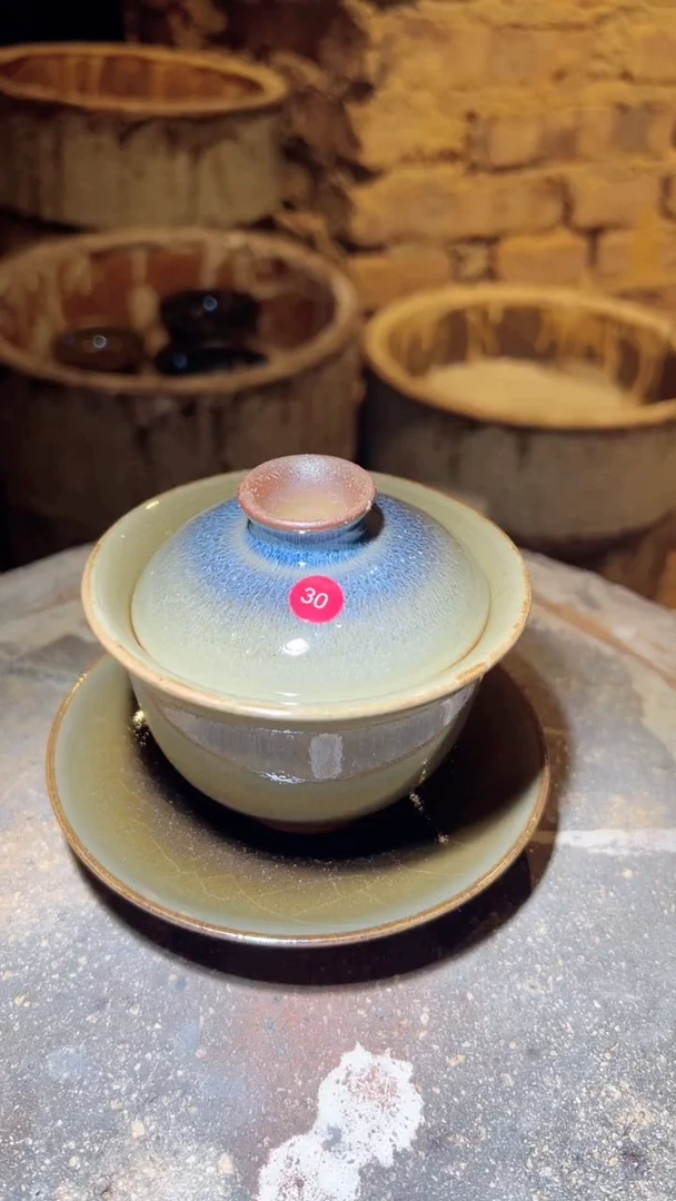 茶盏30柴烧建盏主人 盖碗