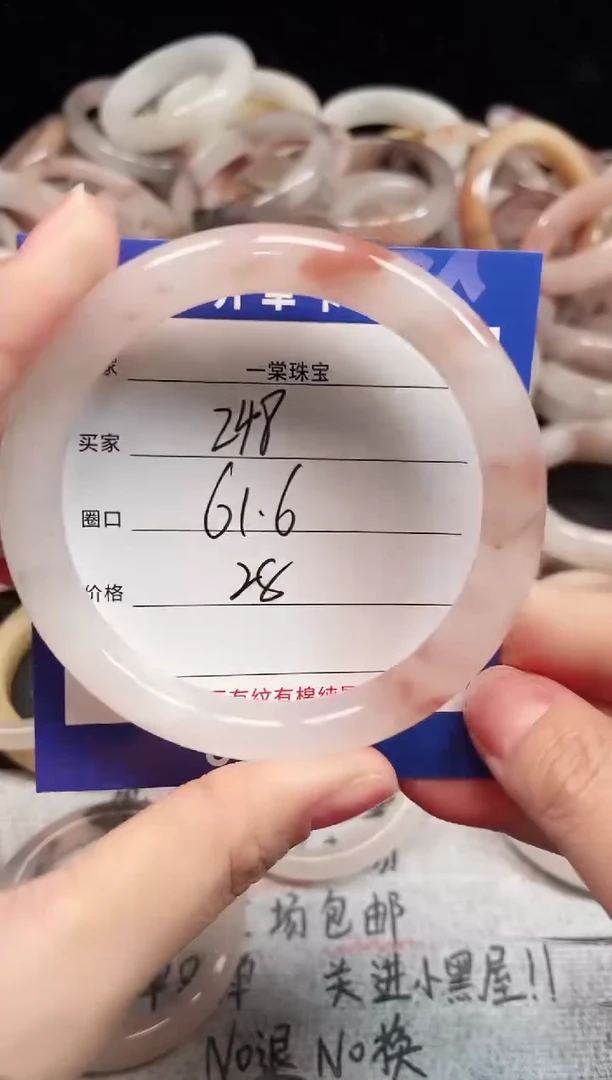 未镶嵌手镯石英质玉248