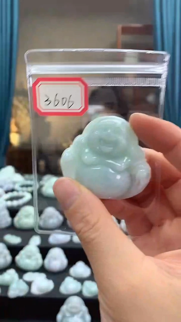 颈饰未镶嵌翡翠佛公3606