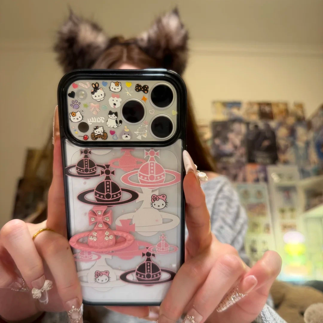 星球KT适用苹果15Pro手机壳13硅胶XSMax/xr/12女16/14p套