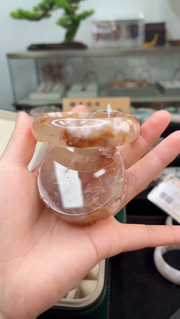 未镶嵌手镯石英质玉59圈口（赠品镯心）36648688