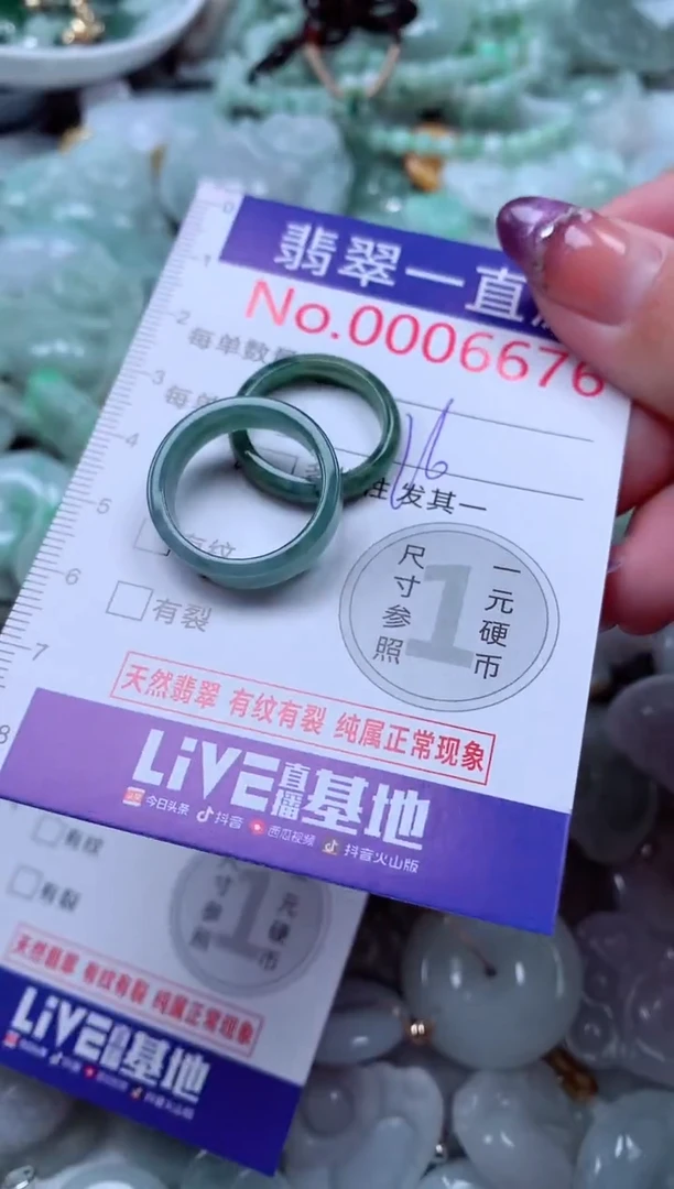 翡翠未镶嵌吊坠(不含链)6676