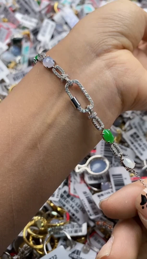 翡翠戒指银S925镶嵌11111     7