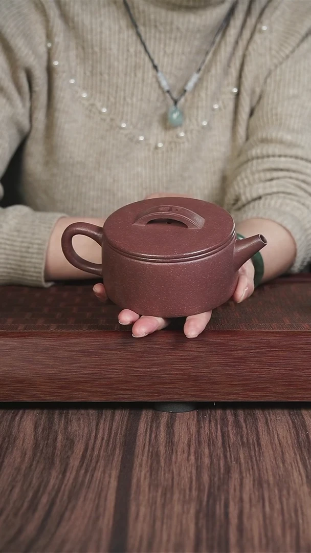 【闪购商品】紫砂茶壶千禧紫泥  汉瓦  240