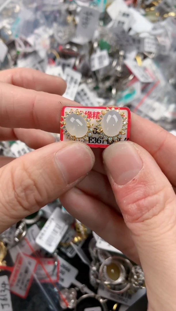 银S925镶嵌戒指翡翠777----4