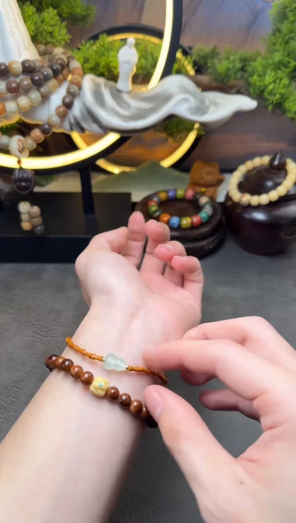 【闪购商品】橄榄核手串橄榄核竹节