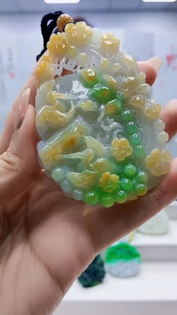 未镶嵌定制翡翠4829ty-毛货挂件44