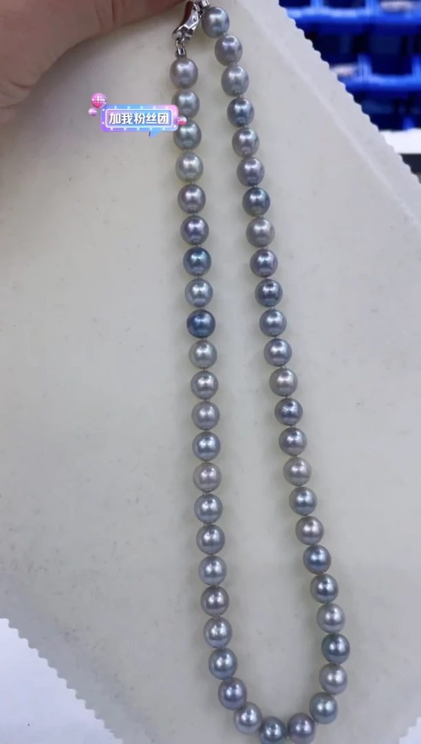 颈饰银S925镶嵌海水珍珠