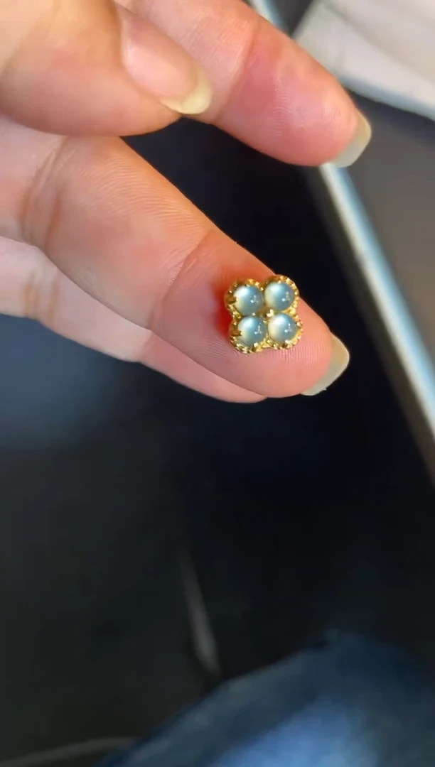 吊坠(不含链)银S925镶嵌翡翠1