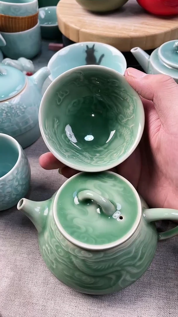 【闪购商品】限时福利放漏 一壶一般 慧仙青瓷