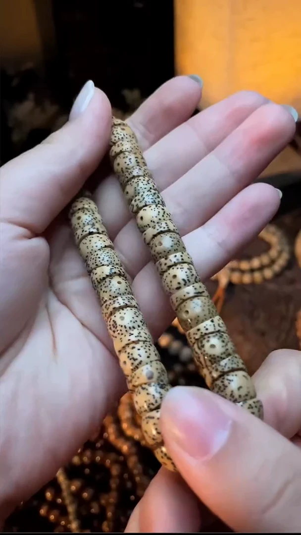 手串星月菩提精工级陈籽桶形大肠10*7手持（B）