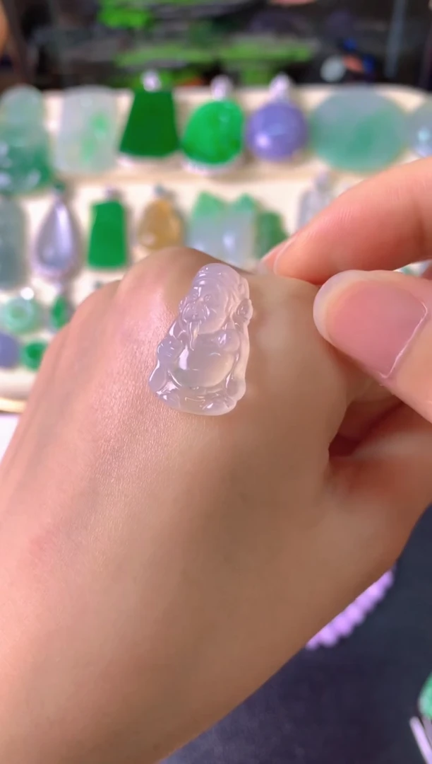 定制翡翠未镶嵌毛货抛光