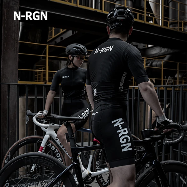 N-RGN骑行服  竞技款 骑行背带短裤 意大利进口面料 双箭头座垫