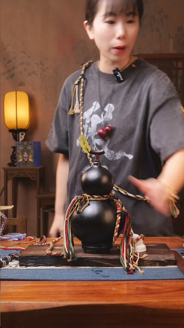 1535号精品大漆葫芦防腐防渗装水茶酒