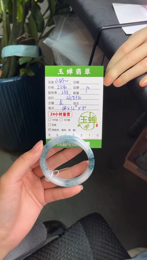 未镶嵌手镯翡翠小*油翡翠手镯