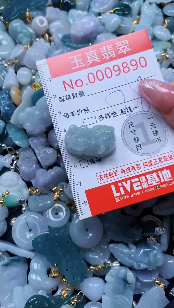 翡翠未镶嵌吊坠(不含链)9890