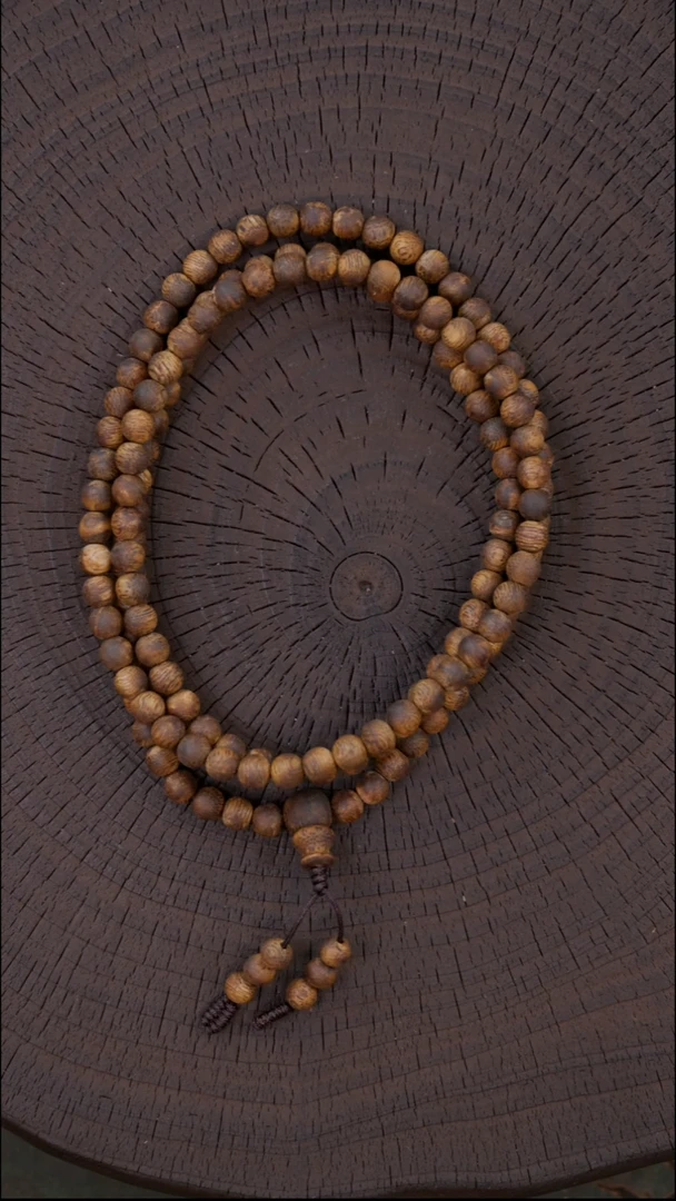 沉香手串高品质九九沉055圆珠多圈10g+