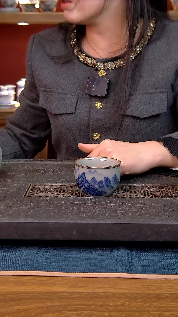 用****8简装家用款2件套 老陶泥开片纹陶瓷茶具
