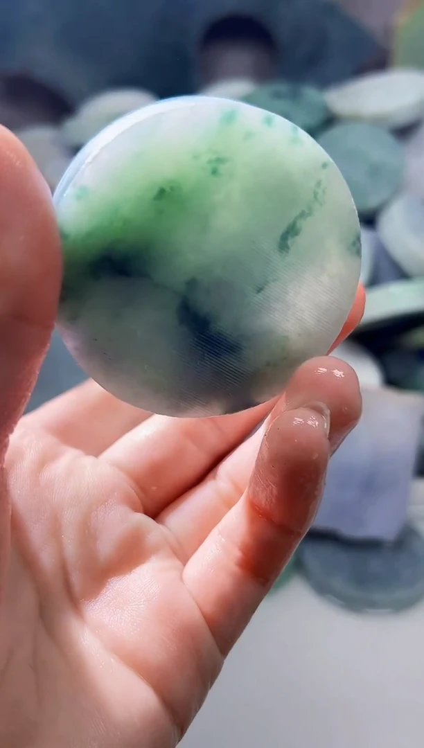 裸石翡翠天然翡翠A货玉 南 752