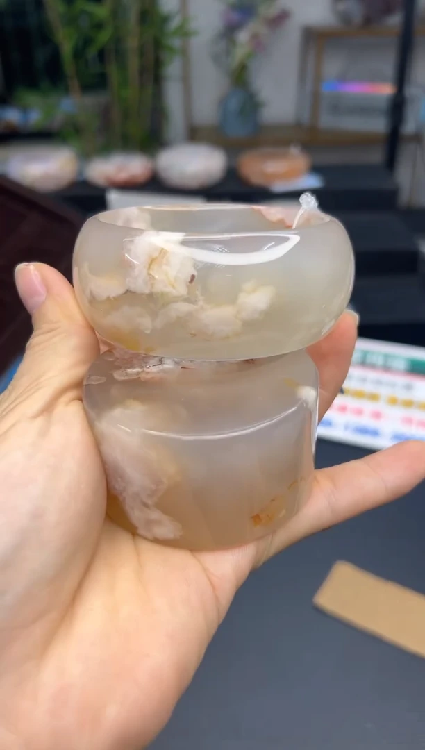 【闪购商品】石英质玉手镯未镶嵌A789(59圈赠送镯心)