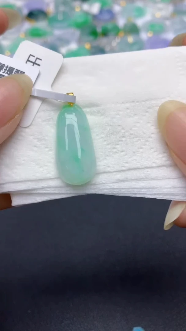 颈饰未镶嵌翡翠天然缅甸a货翡翠百元以上9元证书费自理