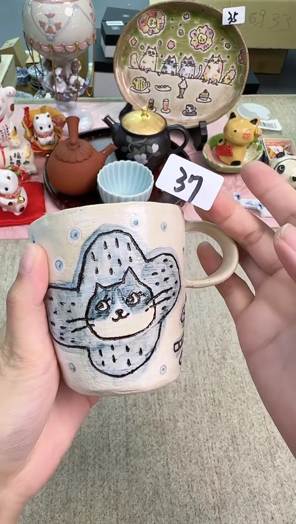 瓷片辰辰的瓷器好看到爆