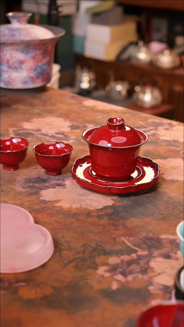 【闪购商品】陶瓷茶具（无礼盒无茶盘）@@A11981