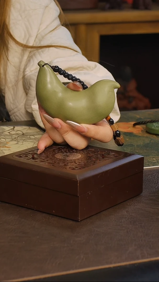 紫砂茶宠豌豆挂件