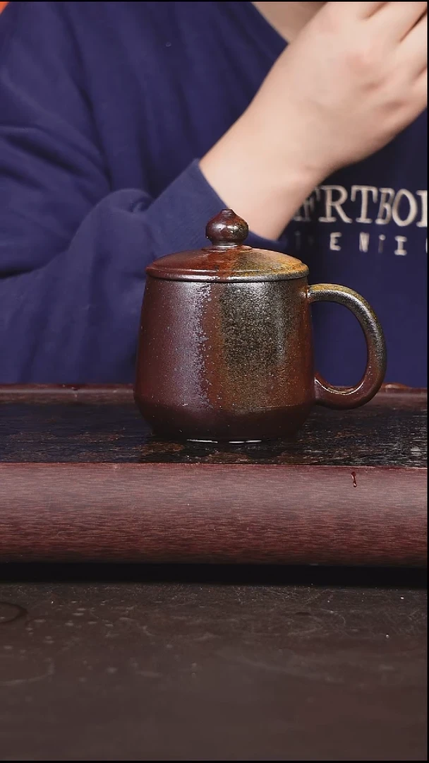 茶壶紫砂柴烧 盖杯