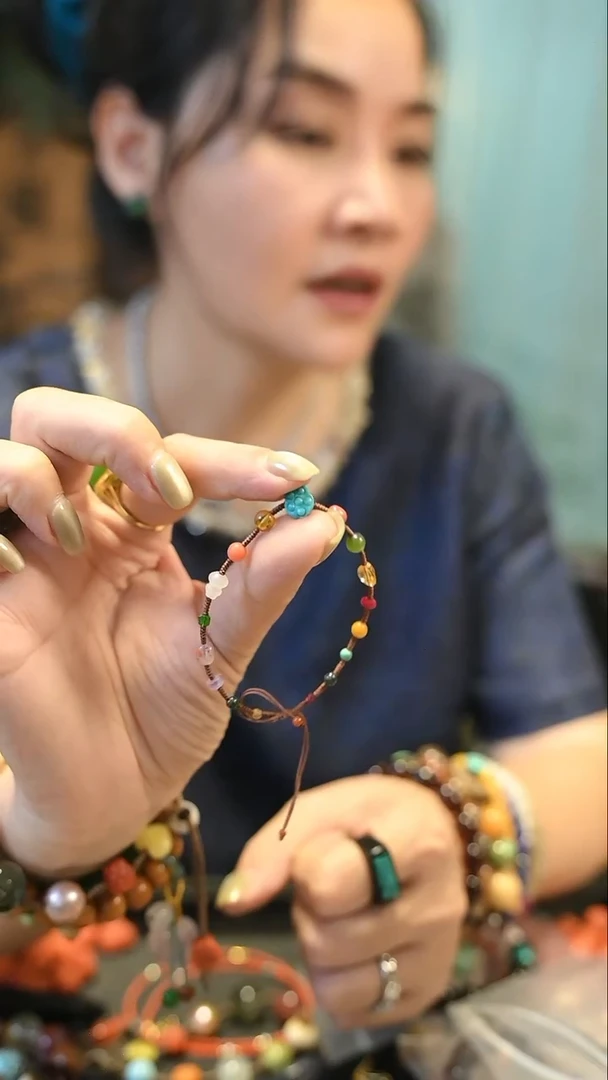 未镶嵌琥珀手绳清**姗 定向 清润悦姗