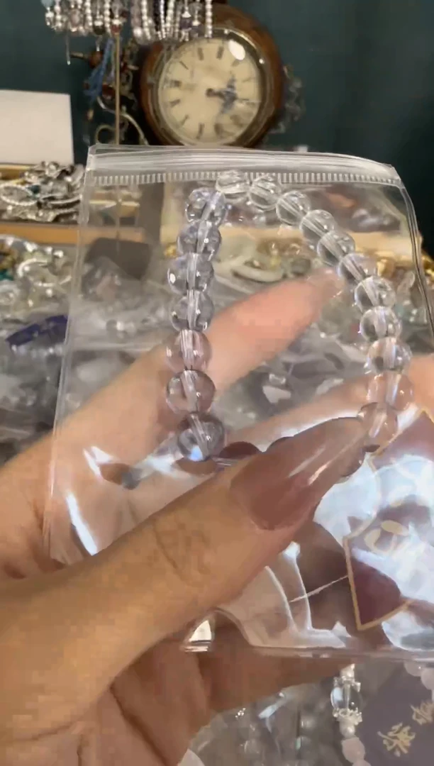 【闪购商品】水晶手链银S925镶嵌水晶 手链 银S925镶嵌