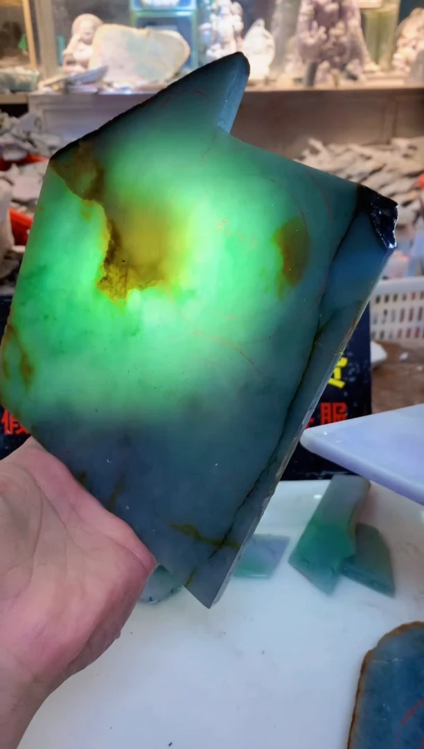 裸石翡翠0朗0翡翠珠宝41