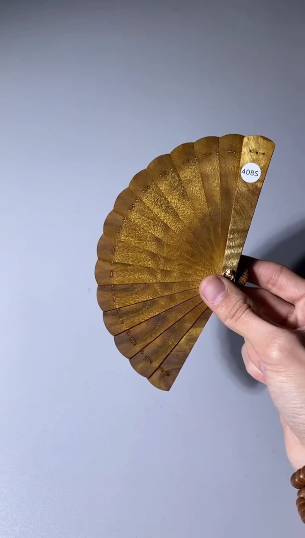 【闪购商品】金丝楠408号10cm金丝楠迷你扇
