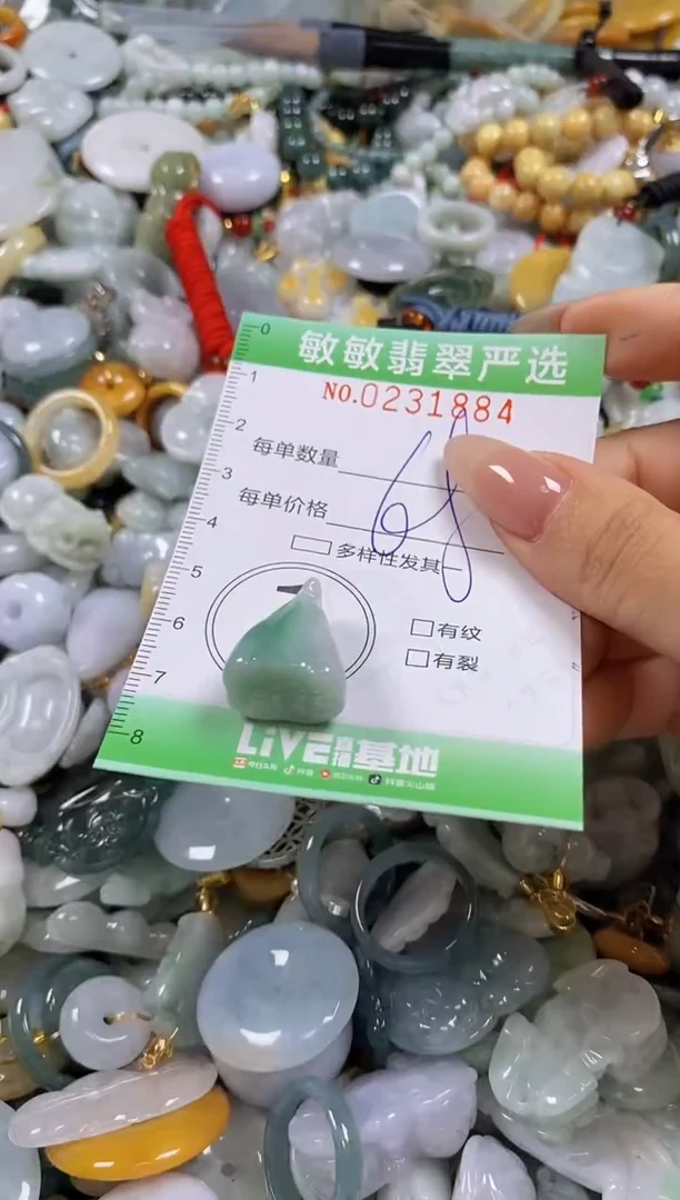 翡翠未镶嵌颈饰闪购0231884