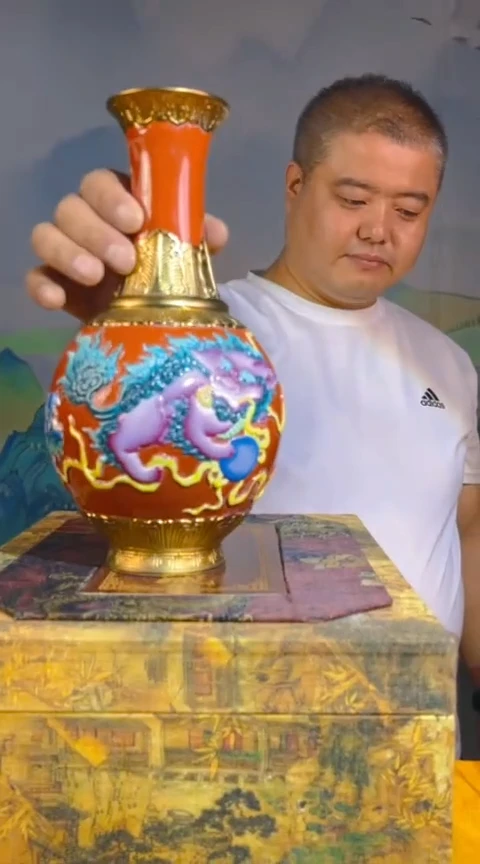 摆件景德镇陶瓷青花摆件128