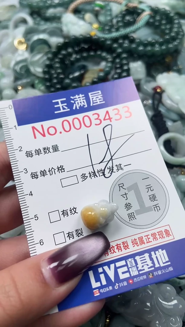 颈饰未镶嵌翡翠3433