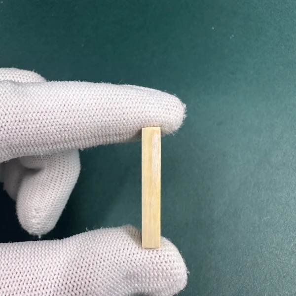 H5856天然猛犸牙一字三通 支持鉴定 假一罚四