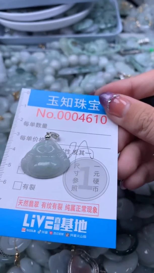 翡翠未镶嵌吊坠(不含链)4610
