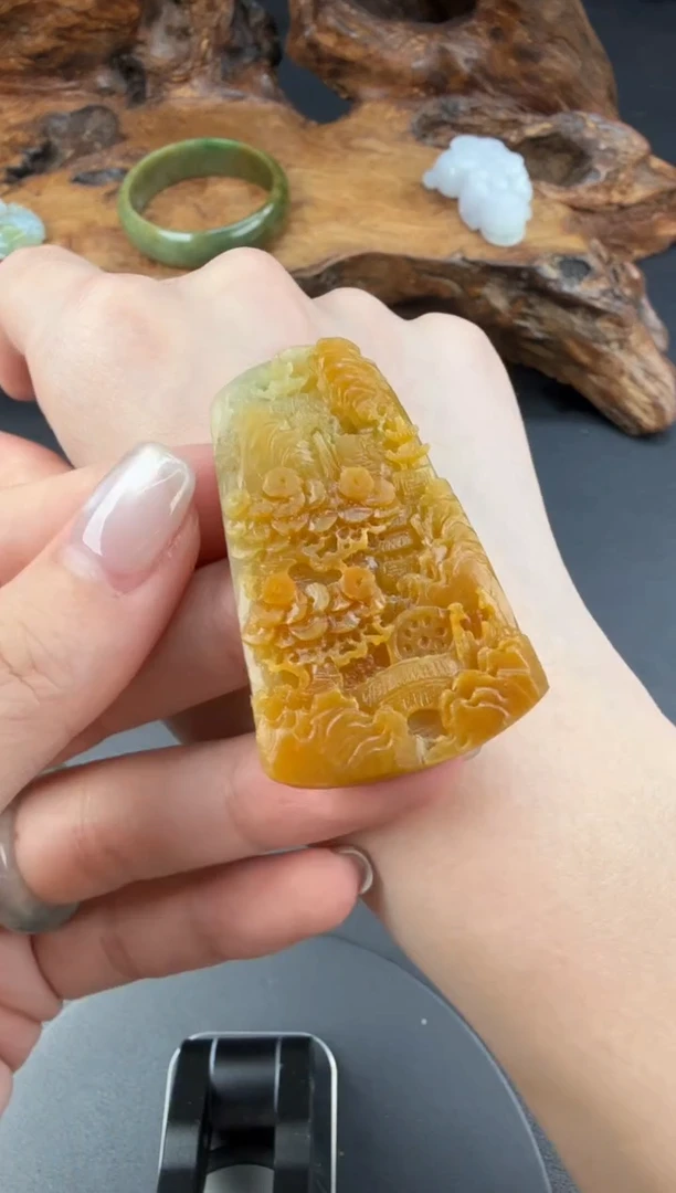 未镶嵌定制翡翠翡翠饰品-118 毛货