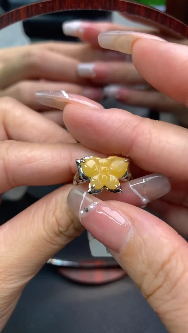 颈饰银S925镶嵌翡翠净货13215