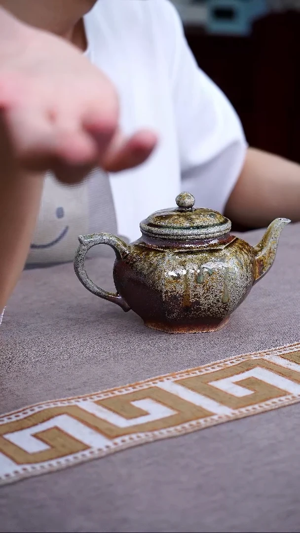 茶壶紫砂宜兴紫砂柴烧