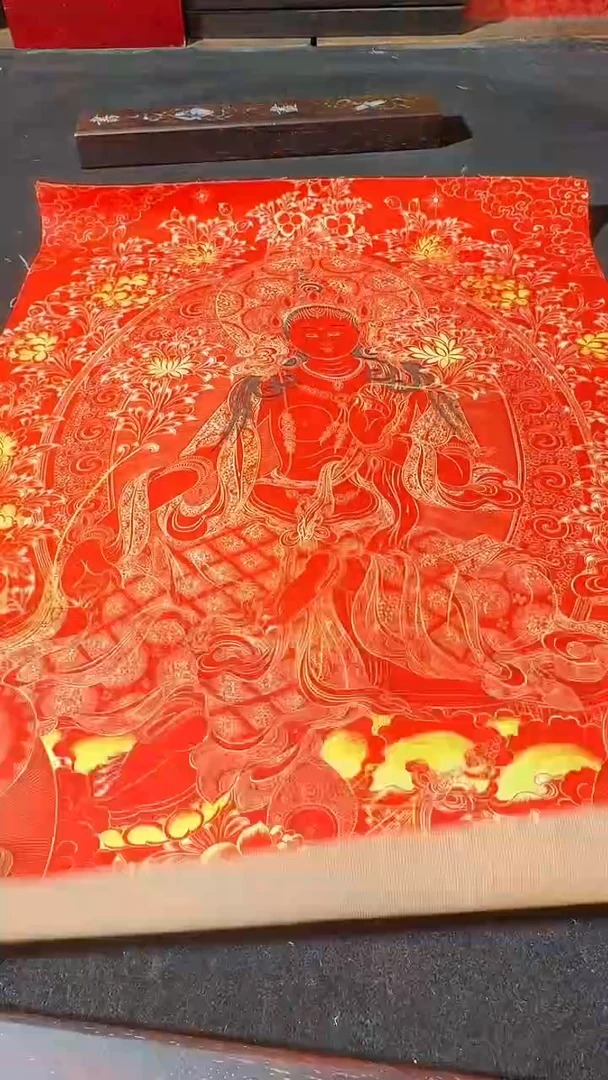 卷轴画藏式珍藏彩绘艺术馆4