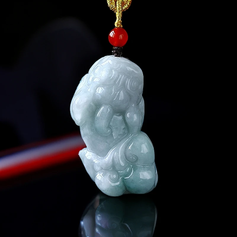 翡翠貔貅吊坠经典时尚大气（WS800153）（盛总甄选） （证书+精美礼盒）