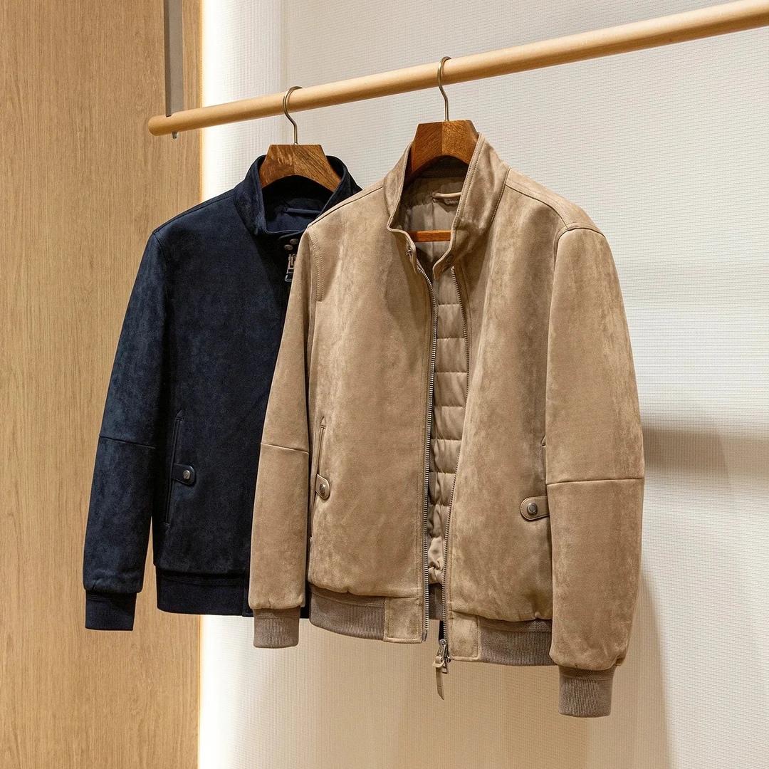 TOM FFIOR 【TF*-6w+】空气层绒面夹克！经典哈灵顿秋冬羊毛棉服9830