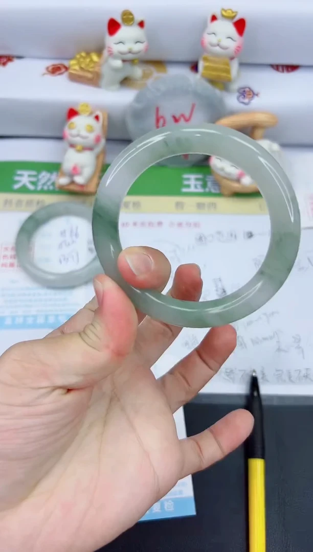 【闪购商品】石英质玉手镯未镶嵌1567-57.8