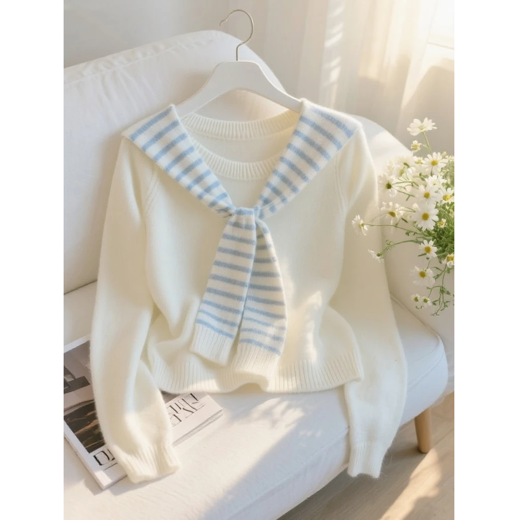 2025秋季新款洋气减龄时尚气质超好看显瘦百搭长袖毛针织衫上衣女