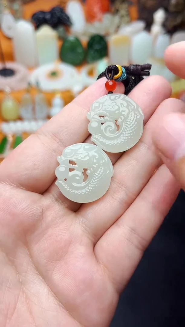 【闪购商品】和田玉颈饰未镶嵌鱼化龙多样性拍一发一01