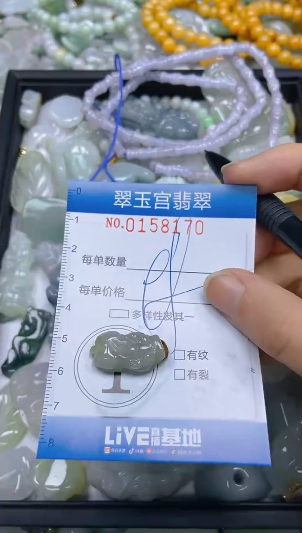 翡翠未镶嵌颈饰闪购0158170